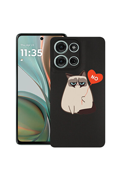 bestcase Carcasă ultra subțire din TPU pentru Motorola Edge 50, Meme - Grumpy Says No, 2060075 B 657