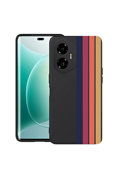 bestcase Carcasă ultra subțire TPU pentru Honor 300, linii retro, 2052017 B 1478