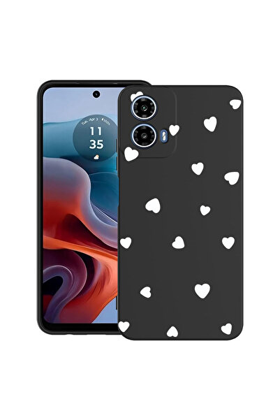 bestcase Carcasă ultra subțire TPU pentru Motorola Moto G45, model inimă, 205...