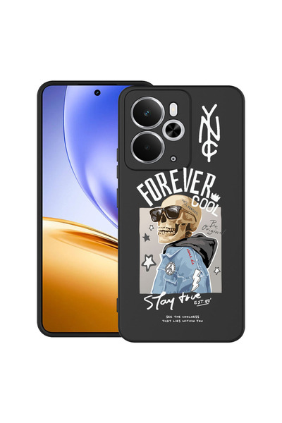 bestcase Carcasă ultra subțire TPU pentru Realme 14T, Forever Cool Skeleton, ...