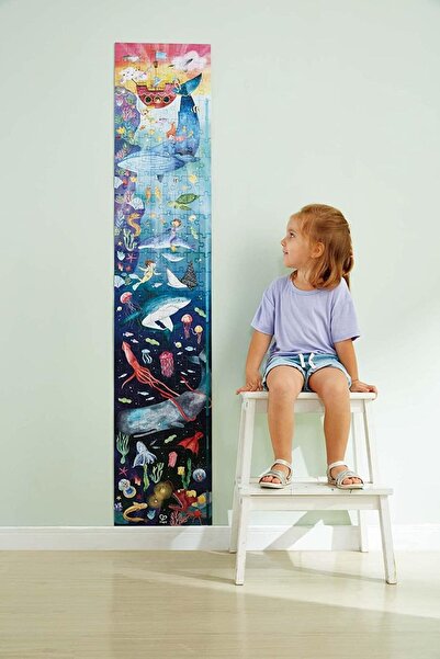 Hape Ocean Life Puzzle 1.5 Meter Long | 200 Pieces Colorful Giant Glow-in-The-Dark Marine Life Jigsa