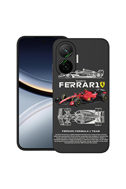 bestcase Carcasă ultra subțire din TPU pentru Poco F7, Ferrari Scuderia, 2052...