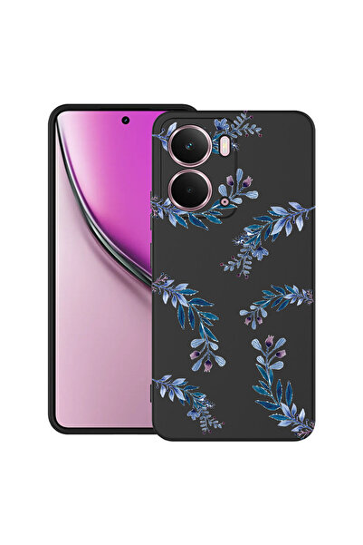 bestcase Carcasă ultra subțire TPU Mat pentru Realme P3, flori albastre, 2052...