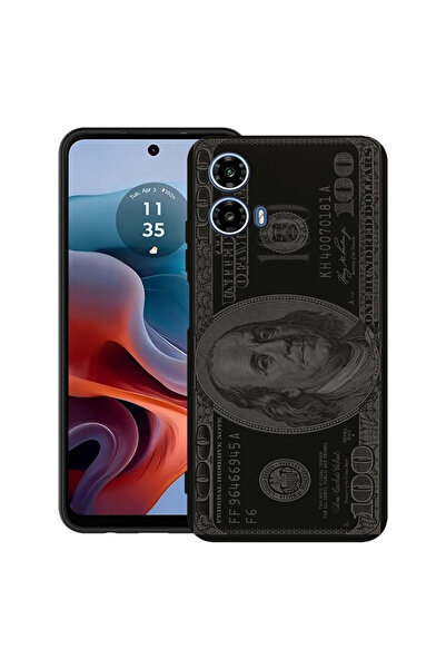 bestcase Carcasă ultra subțire TPU pentru Motorola Moto G45, MR. Franklin 100...