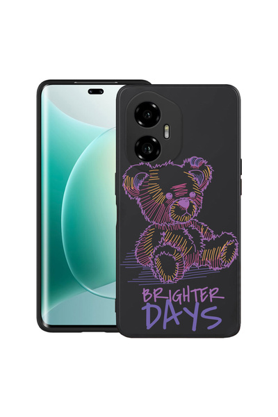 bestcase Carcasă ultra subțire TPU pentru Honor 300, Teddy Bear Brighter Days...
