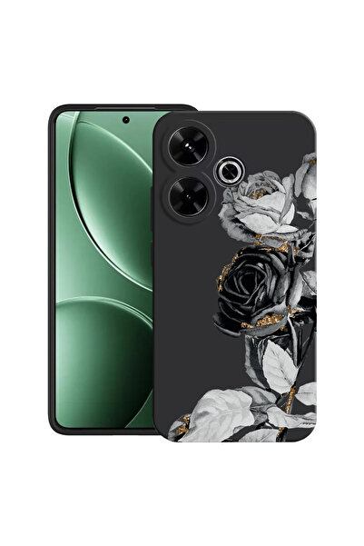 bestcase Carcasă ultra subțire TPU Mat pentru Xiaomi Redmi 13x, negru-roz, 20...