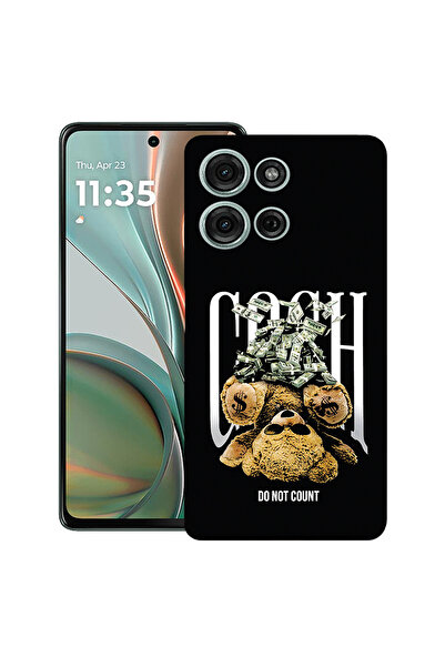 bestcase Carcasă ultra subțire din TPU pentru Motorola Edge 50, ursuleț de pl...