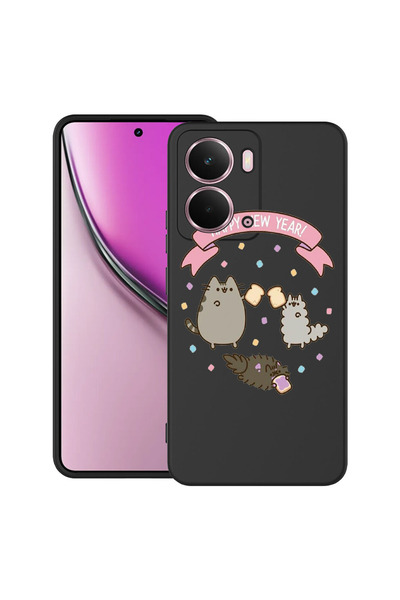 bestcase Carcasă ultra subțire TPU Mat pentru Realme P3, An Nou Fericit, 2052...