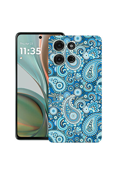 bestcase Carcasă ultra subțire din TPU pentru Motorola Edge 50, albastră, non...