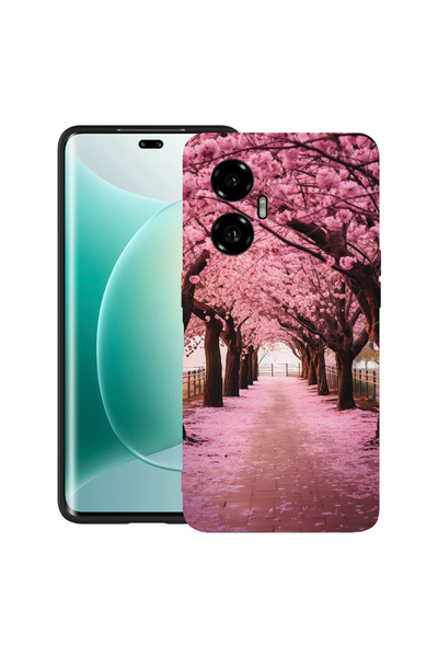 bestcase Carcasă ultra subțire TPU pentru Honor 300, flori de cireș, 2052017 ...