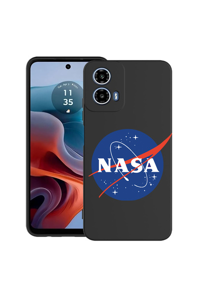 bestcase Carcasă ultra subțire din TPU pentru Motorola Moto G45, Nasa Classic...