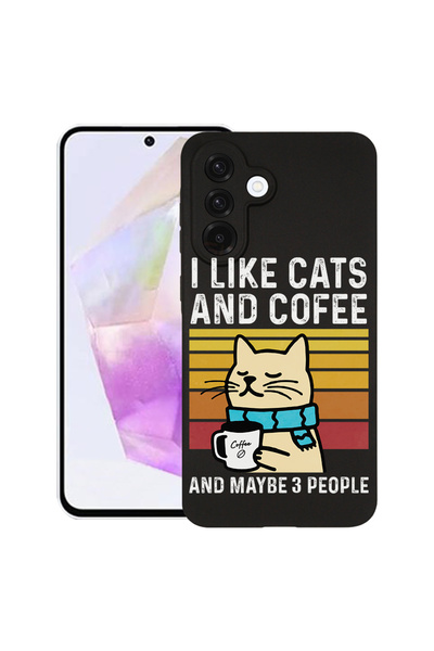 bestcase Θήκη TPU εξαιρετικά λεπτή για Samsung Galaxy S25 FE, Cats And Cofee,...