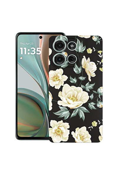 bestcase Carcasă ultra subțire TPU pentru Motorola Moto G 5G (2025), flori, 2...
