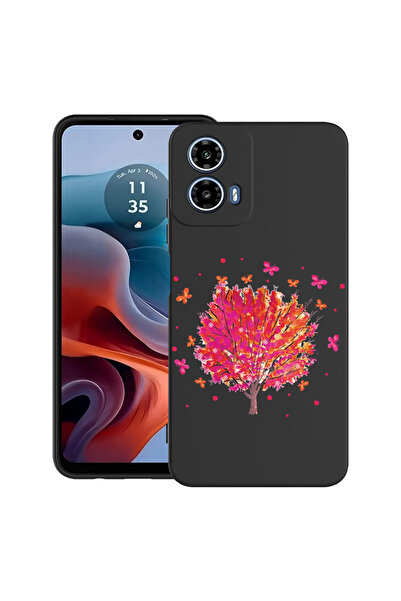 bestcase Carcasă ultra subțire din TPU pentru Motorola Moto G45, fluturi, 205...