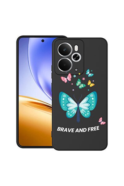 bestcase Carcasă ultra subțire TPU pentru Realme 14 5G, cu design fluturi, 31...