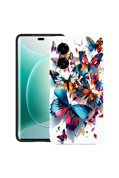 bestcase Carcasă ultra subțire TPU pentru Honor 300, fluturi colorați, 205201...