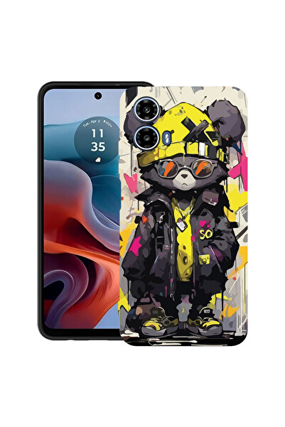 bestcase Carcasă ultra subțire din TPU pentru Motorola Moto G45, culori paste...