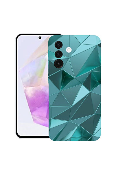 bestcase Carcasă ultra subțire TPU Mat pentru Samsung Galaxy S25 FE, mozaic v...