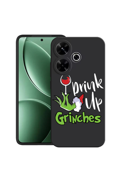 bestcase Carcasă ultra subțire TPU pentru Xiaomi Redmi 13x, Grinches - Drink ...