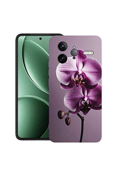 bestcase Ултра тънък TPU матов калъф за Poco F7 Ultra, цвят Розова орхидея, 2...