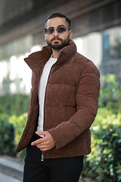 BASEL.CO Φουσκωτό βελούδινο μπουφάν Basic