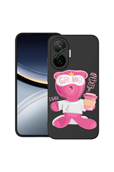 bestcase Carcasă ultra subțire TPU pentru Poco F7, Teddy Bear - Gril Boss, 20...