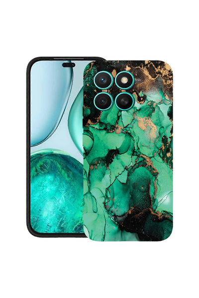 bestcase Carcasă subțire din silicon pentru Honor X7c / 200 Smart, marmură în...