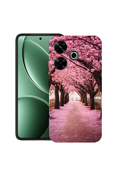 bestcase Carcasă ultra subțire TPU pentru Xiaomi Redmi 13x, flori de cireș, 2...