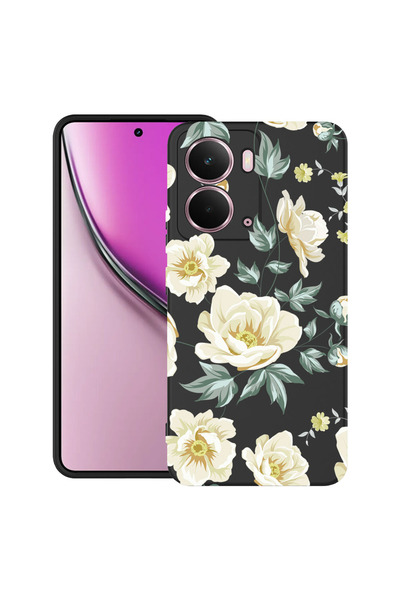 bestcase Carcasă ultra subțire TPU pentru Realme P3, flori, 2052015 B 126