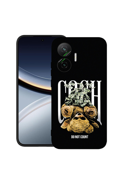 bestcase Carcasă ultra subțire TPU pentru Poco F7, ursuleț de pluș cu bani, 2...