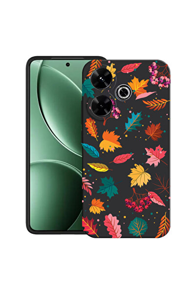 bestcase Carcasă ultra subțire TPU Mat pentru Xiaomi Redmi 13x, Culori de toamnă - Frunze, 2052011 B 99