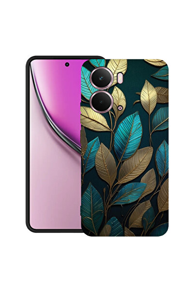 bestcase Carcasă ultra subțire TPU pentru Realme P3, pene aurii, 2052015 B 1164