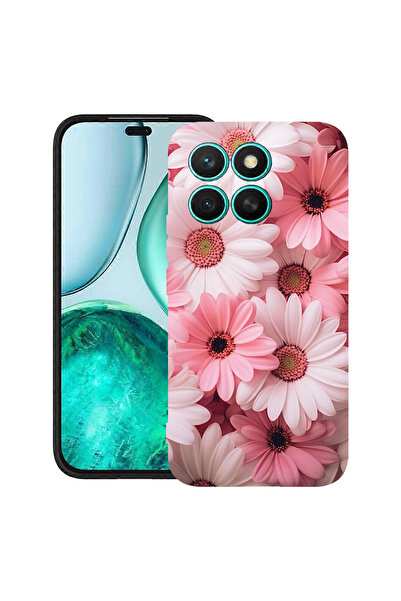 bestcase Husă premium din silicon pentru Xiaomi 15T, cu design roz margaretă,...