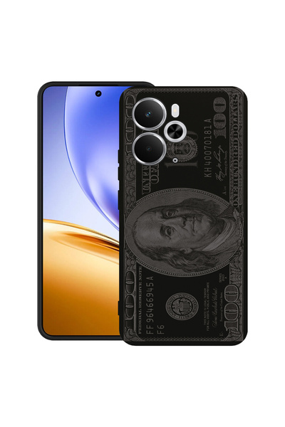 bestcase Carcasă ultra subțire TPU pentru Realme 14 5G, cu design MR. Franklin 100 dolari, 3113069 B 1454