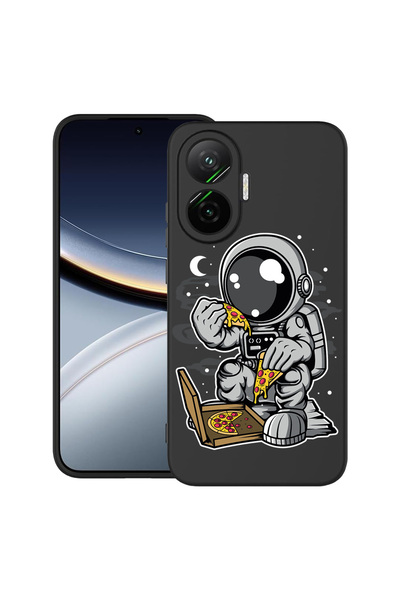 bestcase Carcasă ultra subțire TPU pentru Poco F7, Astronaut Pizza, 2052009 B...