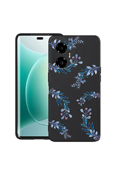bestcase Carcasă ultra subțire TPU pentru Honor 300, flori albastre, 2052017 ...