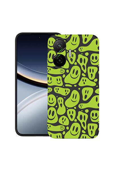 bestcase Carcasă ultra subțire TPU pentru Poco F7, verde acid smiley, 2052009...