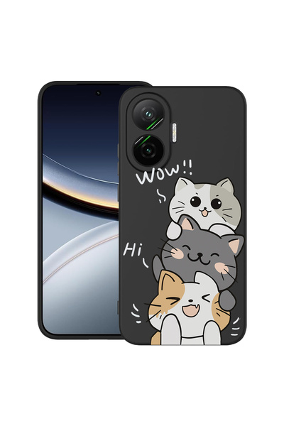 bestcase Carcasă ultra subțire din TPU pentru Poco F7, Cat Wow, 2052009 B 1855