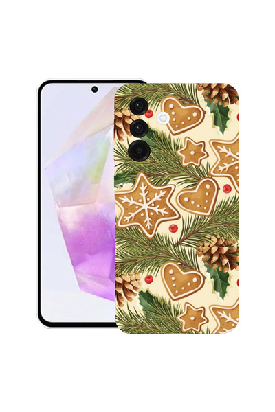 bestcase TPU матов ултра тънък калъф за Samsung Galaxy S25 FE, Коледен модел,...