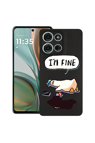 bestcase Carcasă ultra subțire din TPU pentru Motorola Edge 50, Duck Life - I...