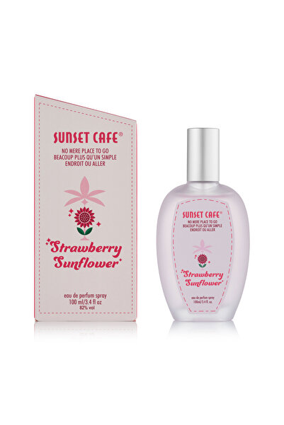 Sunset Cafe عطر سن سيت كافيه برائحة الفراولة ودوار الشمس 100 مل