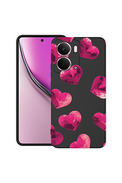 bestcase Carcasă ultra subțire TPU Mat pentru Realme P3, model cu inimă, 2052...