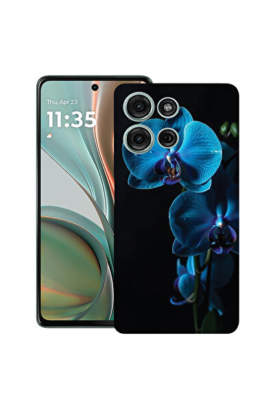 bestcase Carcasă ultra subțire TPU pentru Motorola Edge 50, Albastră Orhidee,...