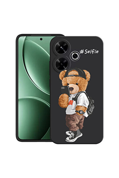 bestcase Carcasă ultra subțire TPU pentru Xiaomi Redmi 13x, ursuleț de pluș p...