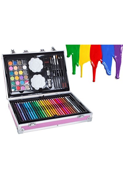 KESNUP Drawing and painting set 145 pieces Pink