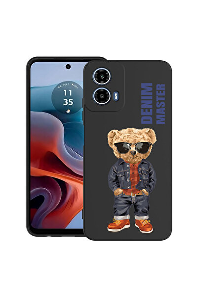 bestcase Carcasă ultra subțire TPU pentru Motorola Moto G45, Denim Master - T...