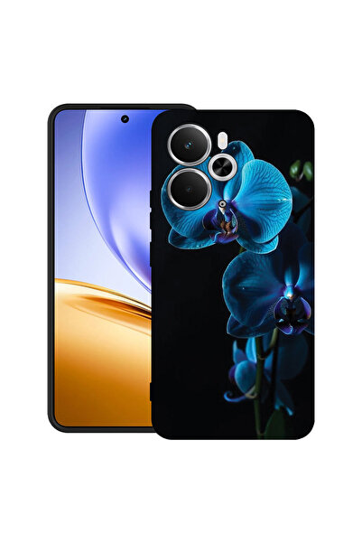 bestcase Carcasă ultra subțire TPU pentru Realme 14 5G, cu design Blue Orchid...
