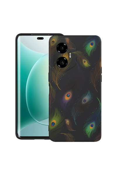 bestcase Carcasă ultra subțire TPU pentru Honor 300, model floral, 2052017 B 152