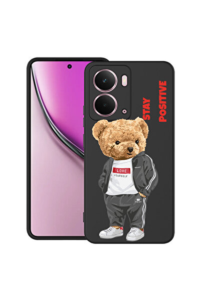 bestcase Carcasă ultra subțire TPU Mat pentru Realme P3, Stay Positive - Tedd...