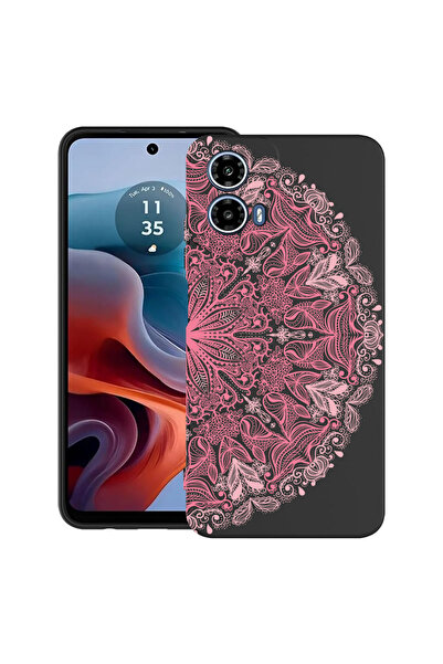 bestcase Θήκη TPU εξαιρετικά λεπτή για Motorola Moto G45, ροζ δαντέλα, 205202...